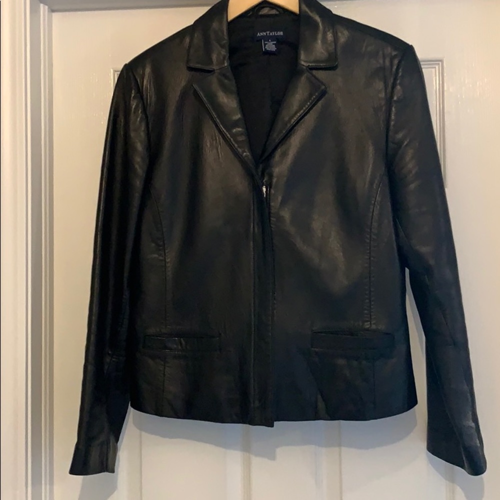 Vintage Ann Taylor leather jacket